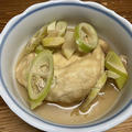 淡竹入り卵巾着煮。喫茶店のランチ