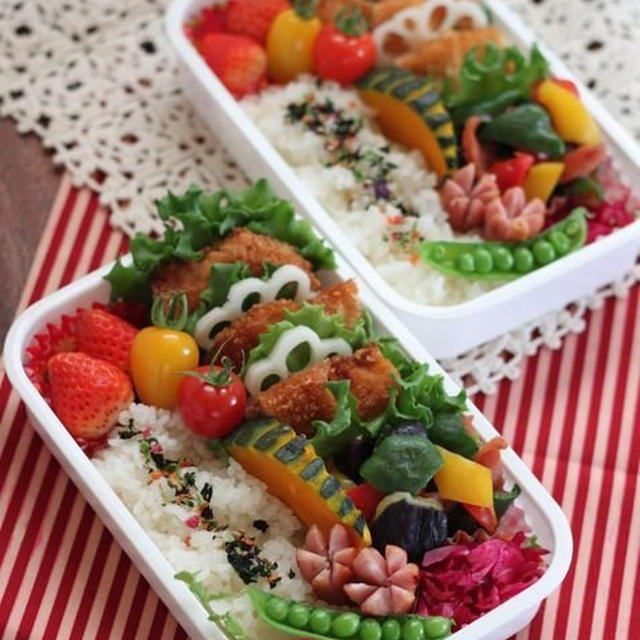 負のスパイラル0д0;✿今日のbento♪