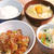 揚げない油淋鶏と小松菜炒め定食