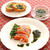 お刺身サラダのあおさドレッシング添え＆あおさカナッペ (レシピ)