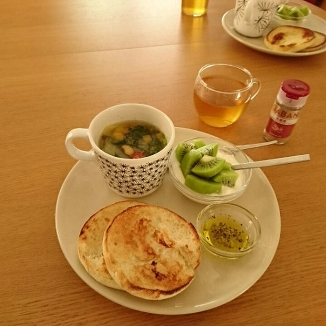 葱だらけの酢辣湯春雨