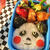 パンダのお弁当（キャラ弁）（幼稚園）・外巻きロールケーキ