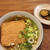 甘ぎつね温麺とお刺身三昧