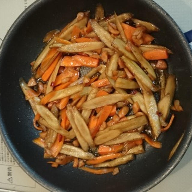 金平ごぼうは日本食