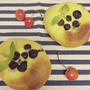 ブルーベリーとクリームチーズのパン