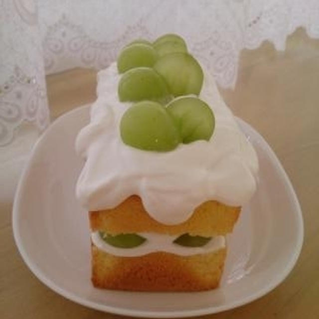 マスカットのショートケーキ♪