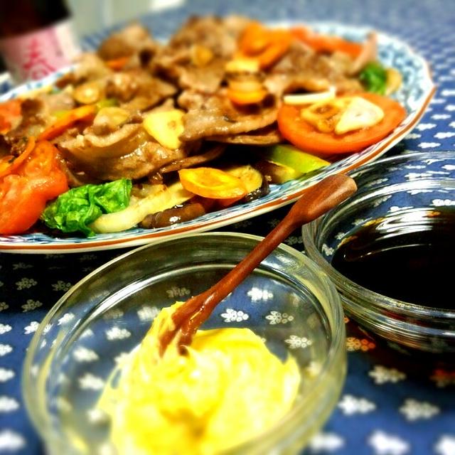 ｼﾞｭﾝｼﾞｭﾝさんの　ｽﾃｰｷ丼　(笑)　