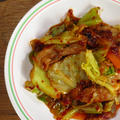 そして、残った自家製ヤンニョムはこうなるのでした➖韓国『風』肉野菜炒めw。