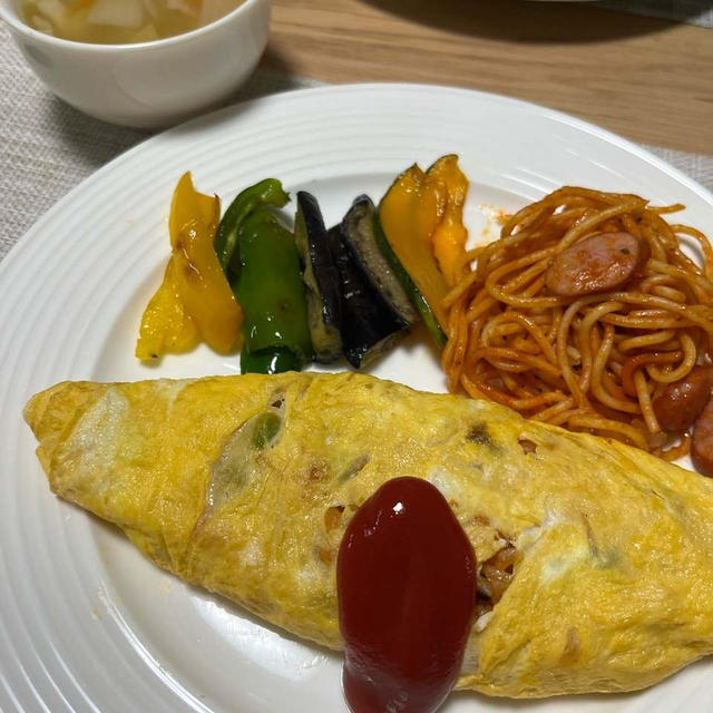 オムライス☆筍のバター醤油ソテー