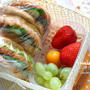 大人気の弁当：ハムカツサンド