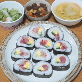 専業主婦、ケチ子家の恵方巻きの酢飯の分量