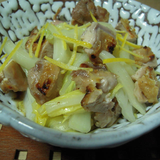 鶏と白菜のレモン風味
