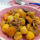 【里芋と栗とカボチャと豚肉の照り煮】秋の味覚満載で美味しいのよ。