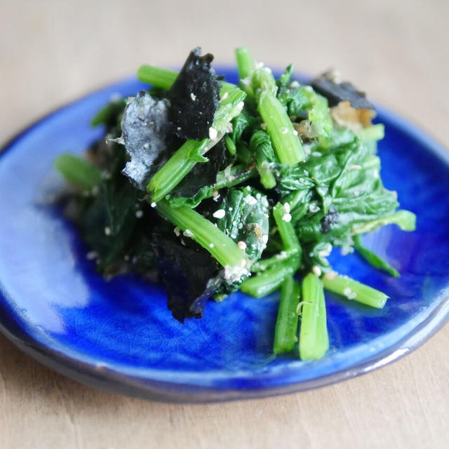 常備菜に「ほうれん草のお浸し」を