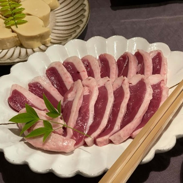 スーパーセールで買った鴨で、鴨鍋しました♪