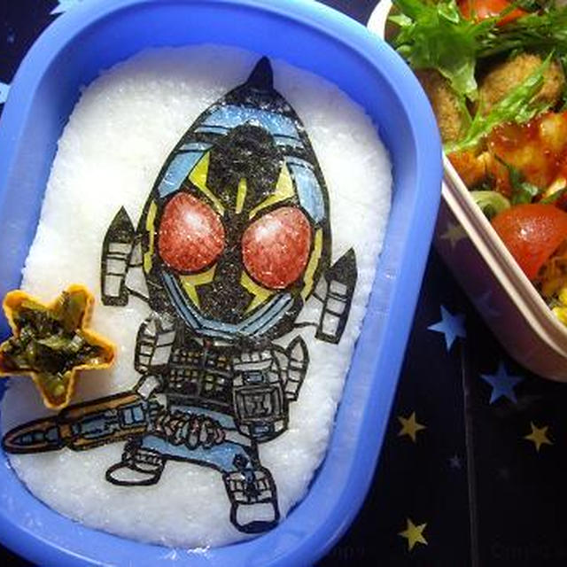 HeRoさんのフォーゼコズミックステイツキャラ弁