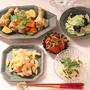 千切り大根といかの唐辛子和え漬けと韓国料理の日