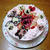 娘の誕生日のケーキとごはん。