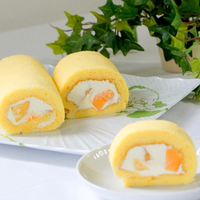 富良野メロンでロールケーキ♫