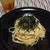 たらこパスタにハッピーターンまぶしてみた