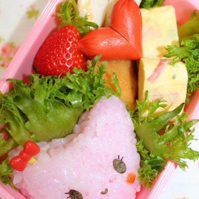 キャラ弁**ハートちゃん