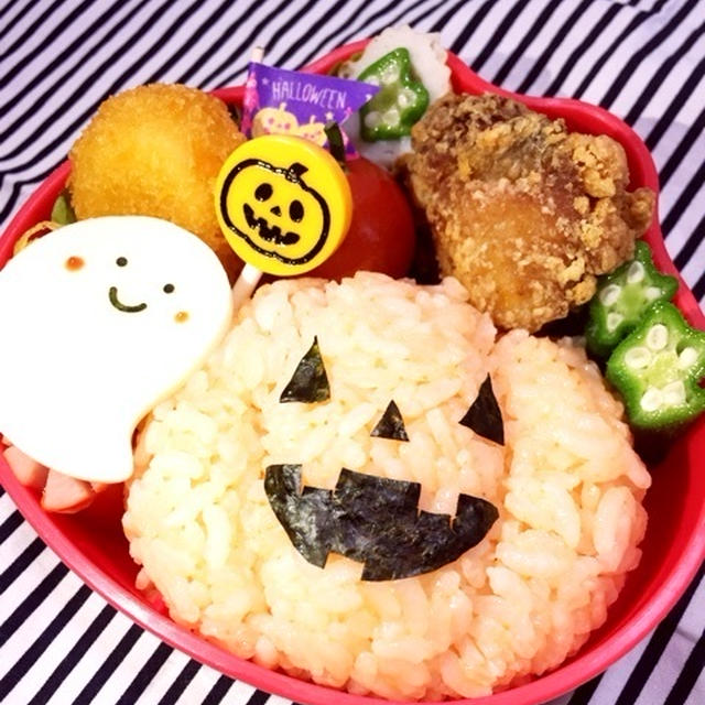ハロウィン弁当(キャラ弁)