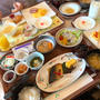 千葉旅 ホテルの朝食と中庭散策