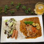 昼カフェ☆チキンカレーセット(簡略レシピ）