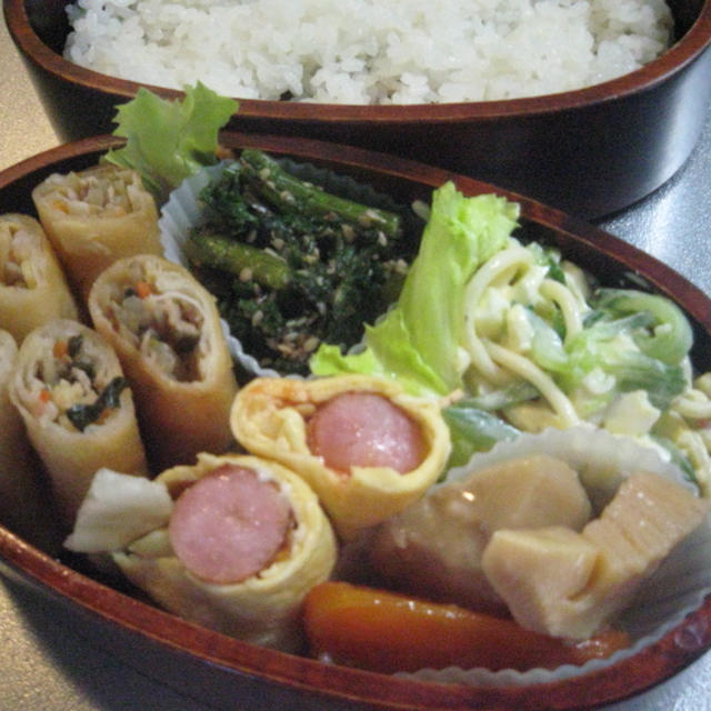 3月23日　手抜きお弁当
