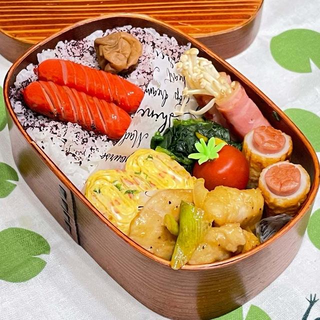 【お弁当】定番だけど旨い!!!!連休明け3日目…｡疲れが出てくるお年頃