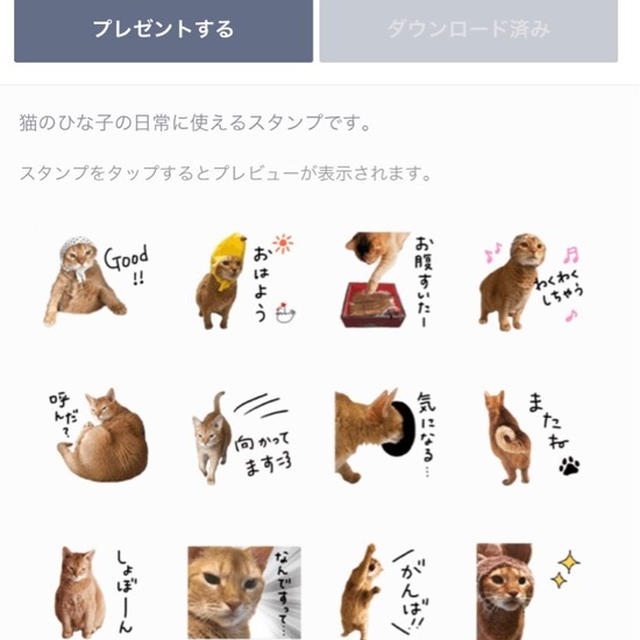 ひな子スのLINEタンプができました