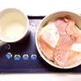 ハムエッグ丼