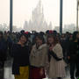 雨だけどディズニー！