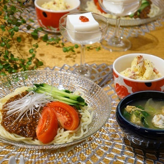暑い日はピリ辛ジャージャー麺