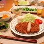 『豚カツ』とストウブで『小さいおかず』の献立。