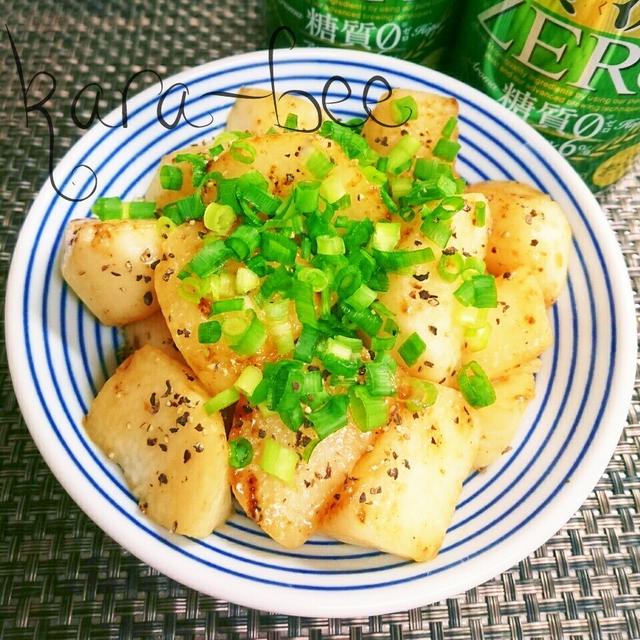 飲みながら作れる♡簡単サクほくっ!スパイシーバター醤油長いも