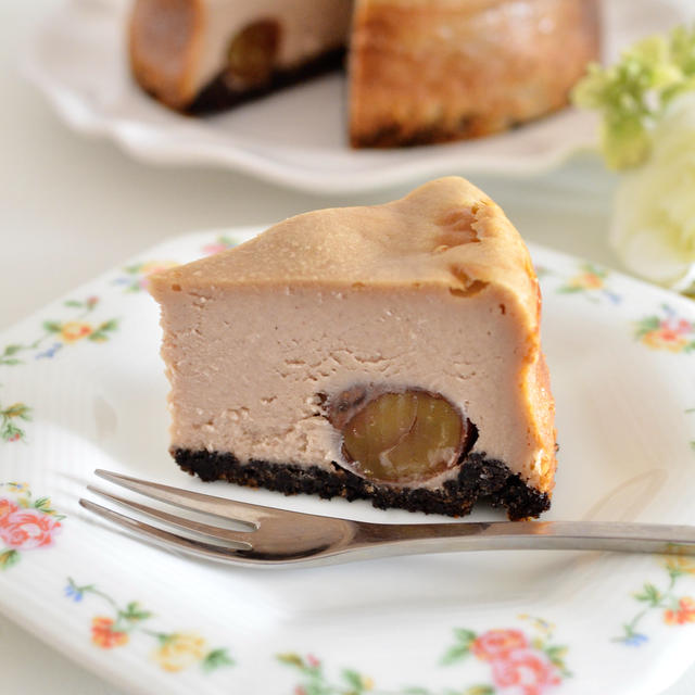 マロンチーズケーキ