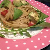13.01.27　Recipe!　早ゆでパスタでアボカドとバジルのパスタ。