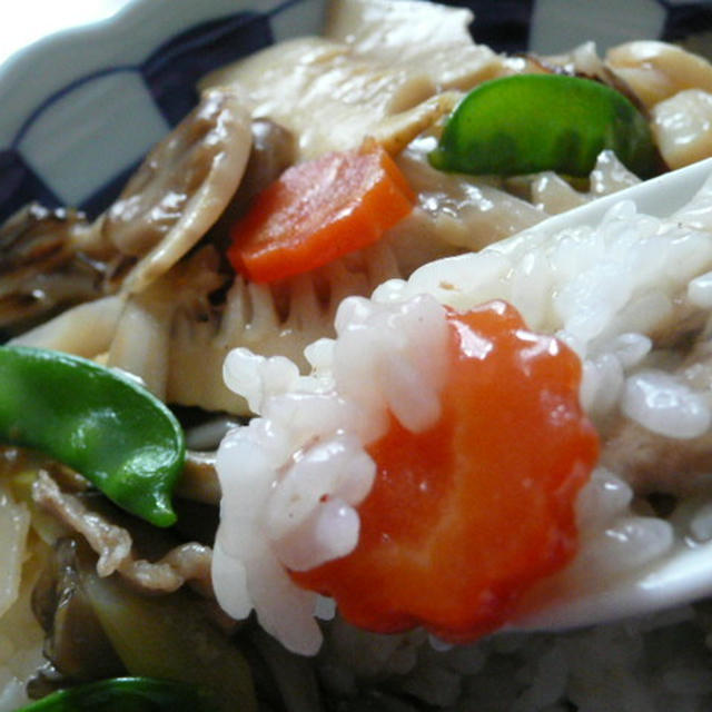 たけのこの中華丼