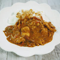 バター少なめ♡バターチキンカレー【＃簡単じゃないレシピ　＃大量に作った　＃親戚も来たから】