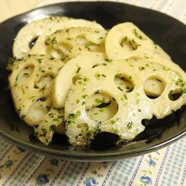 レンコン海苔塩炒め Shioriさんレシピ By みこち さん レシピブログ 料理ブログのレシピ満載