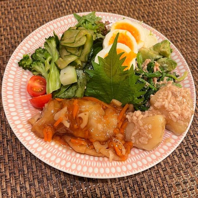 新じゃがのそぼろ煮、母の日メッセージ。
