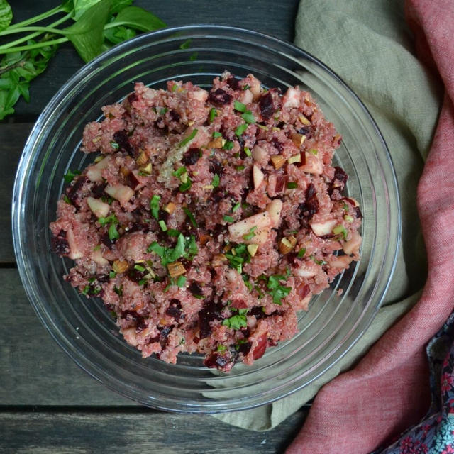 Beet Quinoa Salad ビーツとキヌアと林檎のサラダ