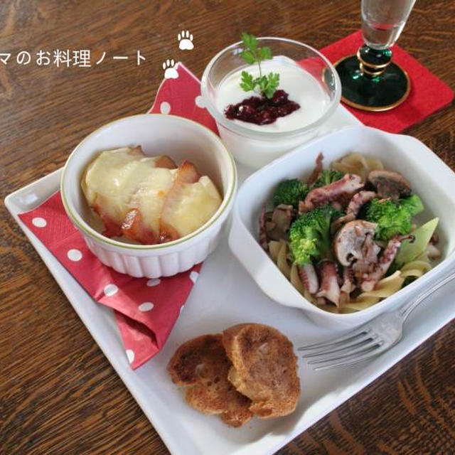 クリスマス（っぽい）カフェランチ☆オーブン料理2種