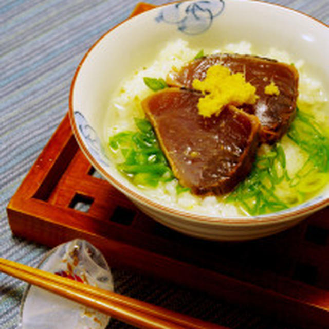 すっきり生姜風味の生鰹茶漬け By 大本佳奈さん レシピブログ 料理ブログのレシピ満載