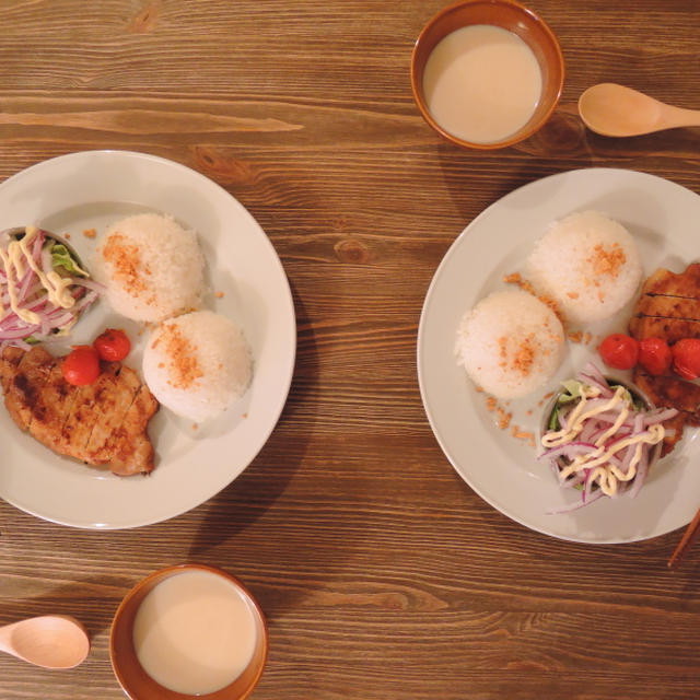 ～冷蔵庫の残っているもので晩ごはんと&手作りアップルパイ～