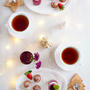 12月のクリスマスデザート（カシスムース＆ベリープティシュー）…