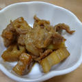 豚肉と蓮根の炒め煮ジャーマンポテトソーメンチャンプル