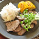 焼き肉用のお肉で作る【牛肉のマリネ】作り置きにも！！と、夏野菜たっぷり晩...