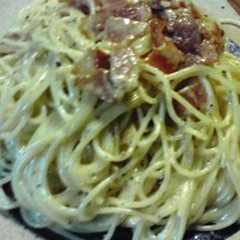 週末料理　その７　カルボナーラ